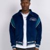 Menswear Mercier | Navy Mercier Court Velour Track Top