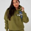 Womenswear Mercier | Womens Khaki Og Badge Hoodie