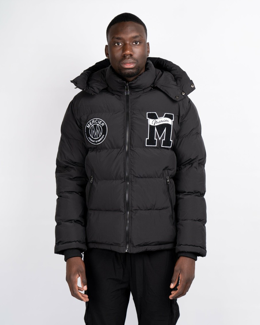 Menswear Mercier | Black Mercier Academy Puffer Jacket