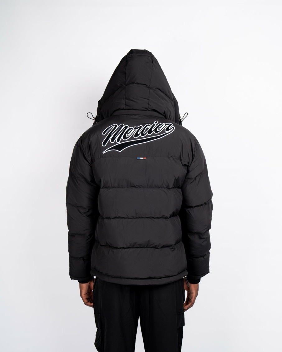 Menswear Mercier | Black Mercier Academy Puffer Jacket