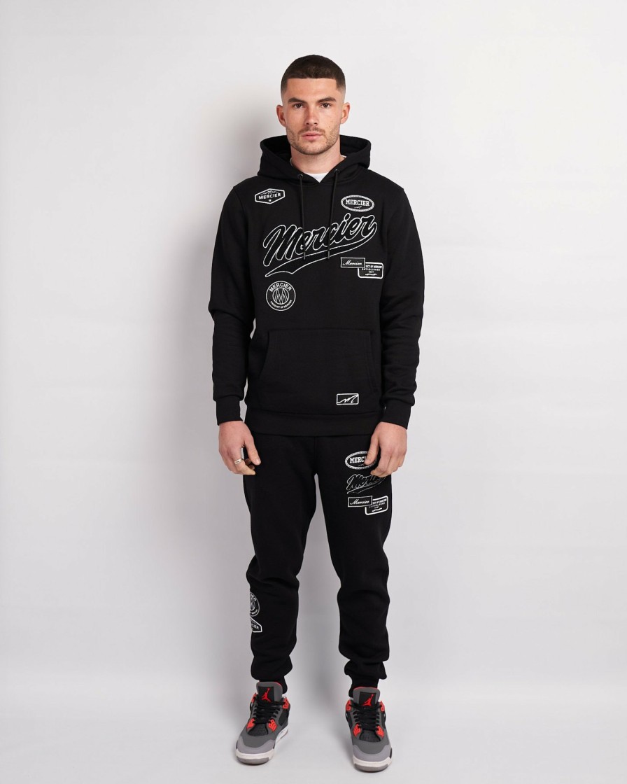 Menswear Mercier | Black White Teams Badge Bottoms