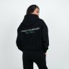 Womenswear Mercier | Womens Black Green Product Of Mercier Hoodie