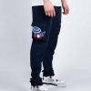 Menswear Mercier | Navy Red Mercier Empire Cargos