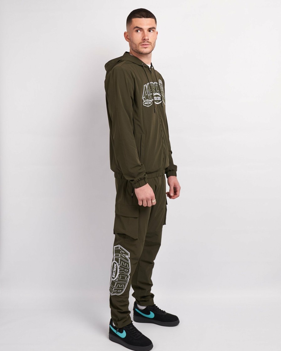 Menswear Mercier | Khaki White Mercier Court Cargos