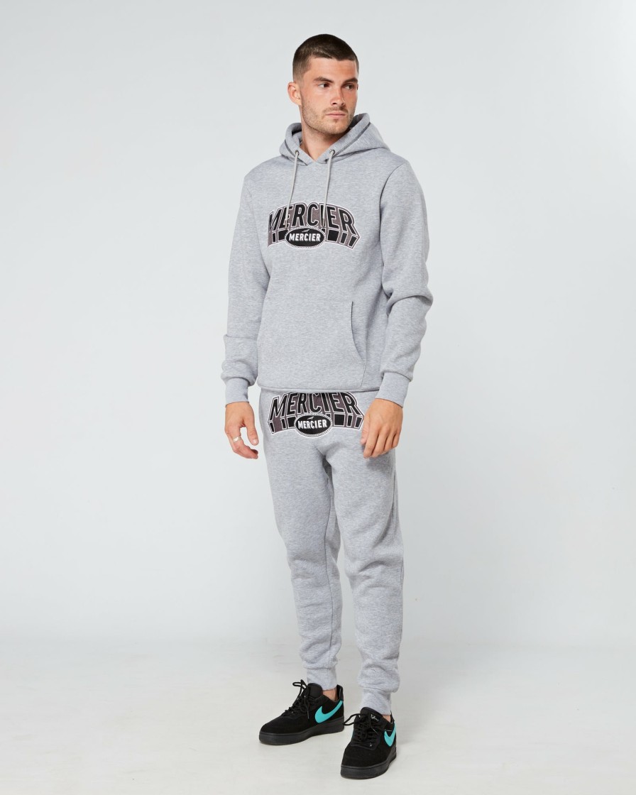 Menswear Mercier | Grey Marl Court Hoodie