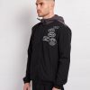 Menswear Mercier | Black Grey Division Badge Windbreaker