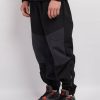 Menswear Mercier | Black Grey Utility Panelled Cargos