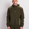 Menswear Mercier | Khaki Utility Panelled Windbreaker