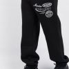 Menswear Mercier | Black Racer Badge Joggers