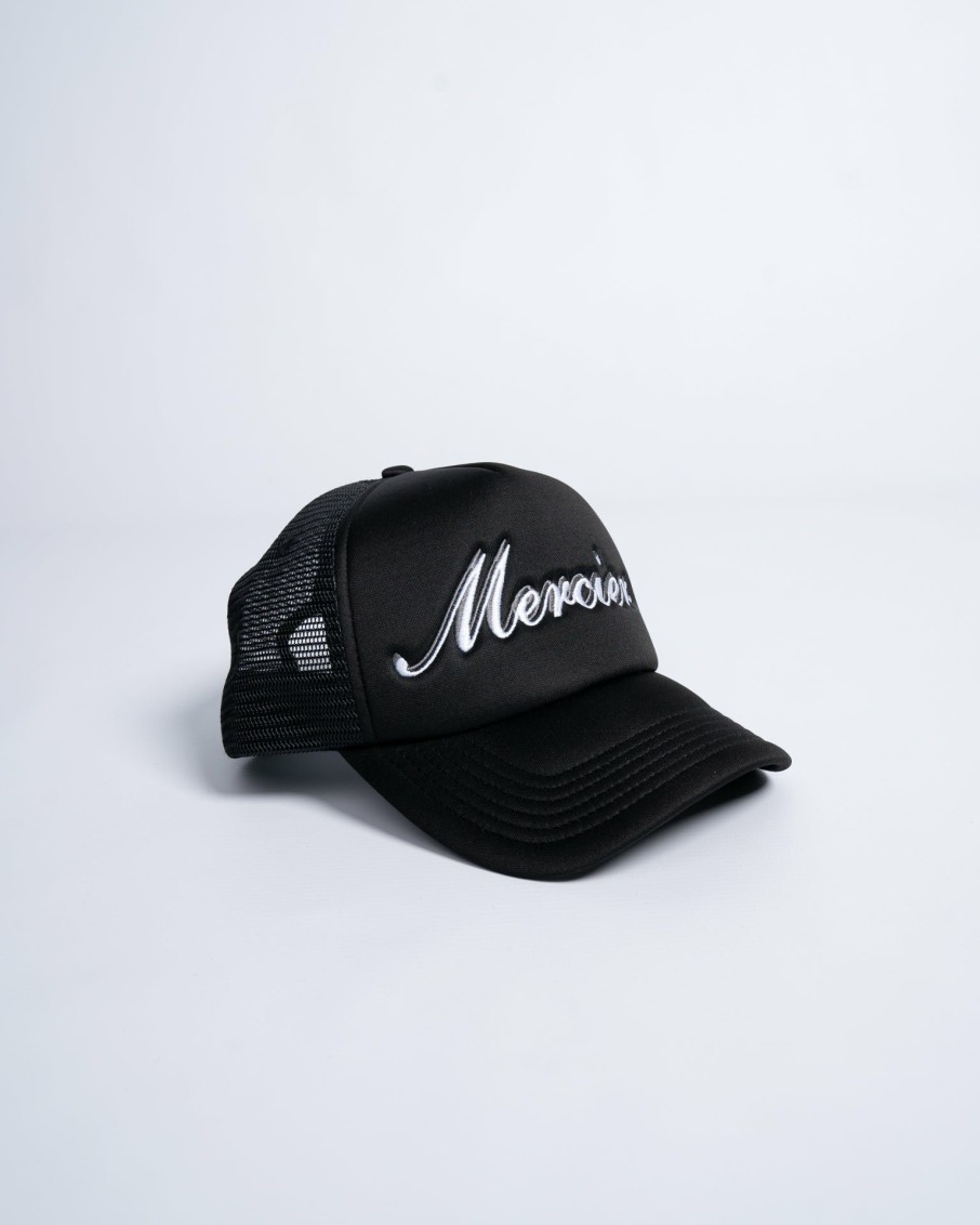 Menswear Mercier | Black Signature Foam Trucker