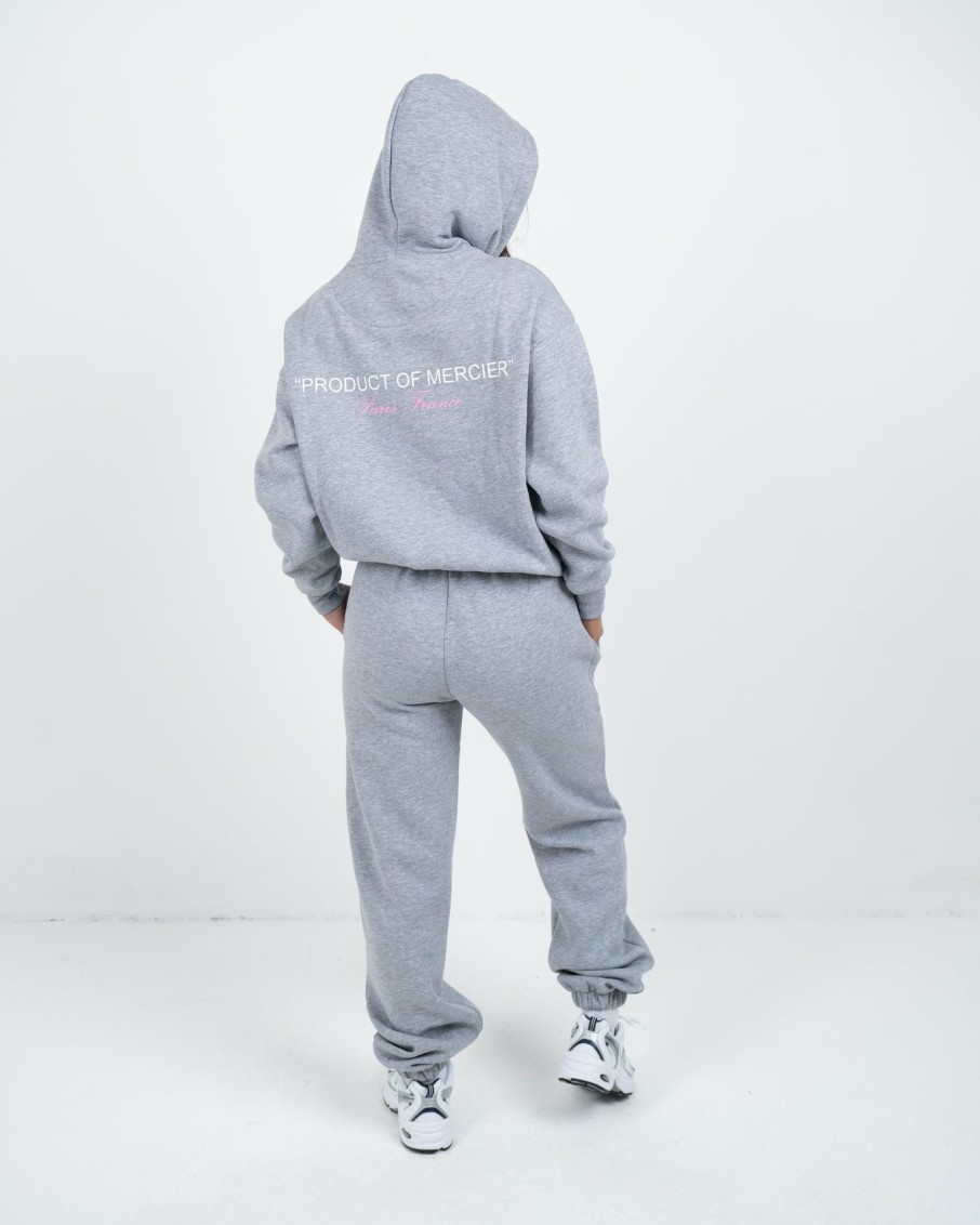 Womenswear Mercier | Womens Grey White Product Of Mercier Joggers