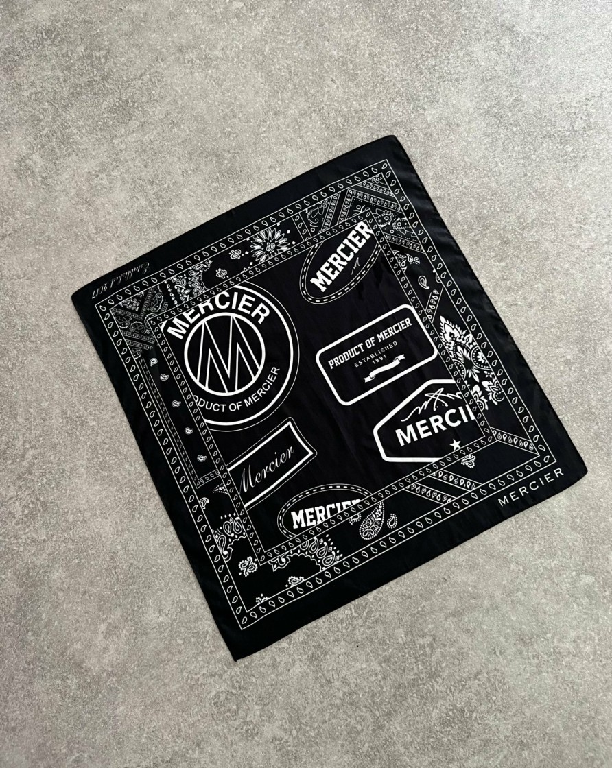 Menswear Mercier | Black Badge Paisley Bandana