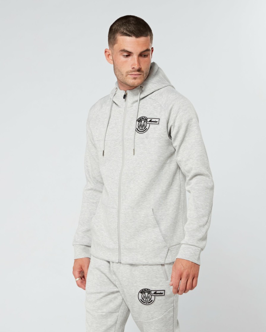 Menswear Mercier | Grey Mercier M-Tec Tracksuit Zip Top