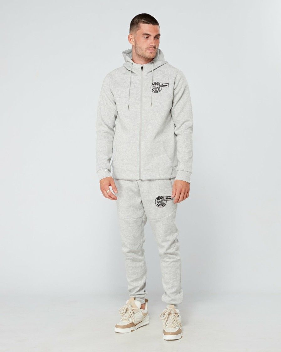 Menswear Mercier | Grey Mercier M-Tec Tracksuit Zip Top