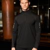 Menswear Mercier | Pbk//Mercier Performance 1/4 Long Sleeve Black