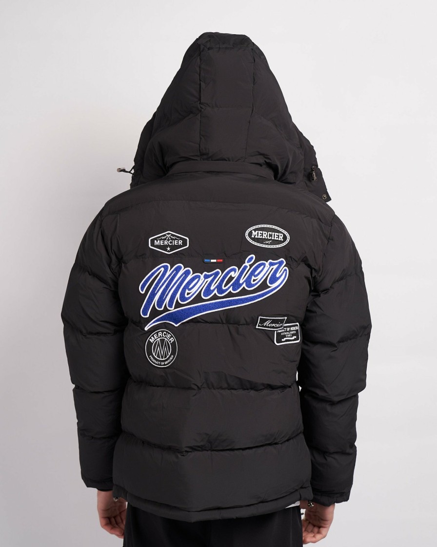 Menswear Mercier | Black Cobalt Teams Puffer Jacket