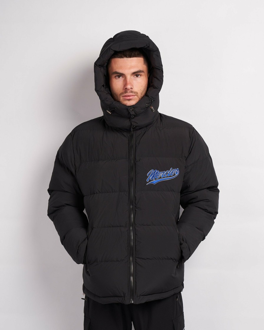 Menswear Mercier | Black Cobalt Teams Puffer Jacket