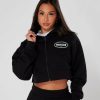 Womenswear Mercier | Womens Black Maison Zip Hoodie