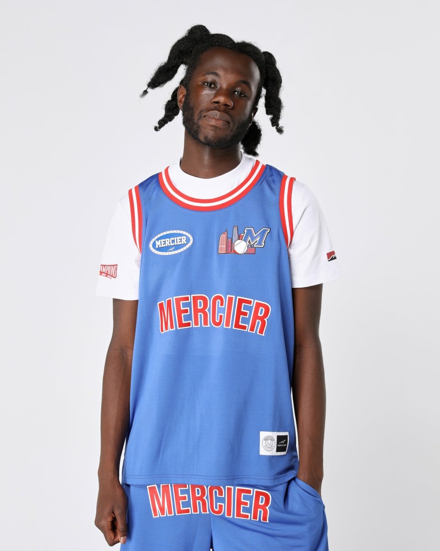 Menswear Mercier | Blue Crawford Basketball Vest