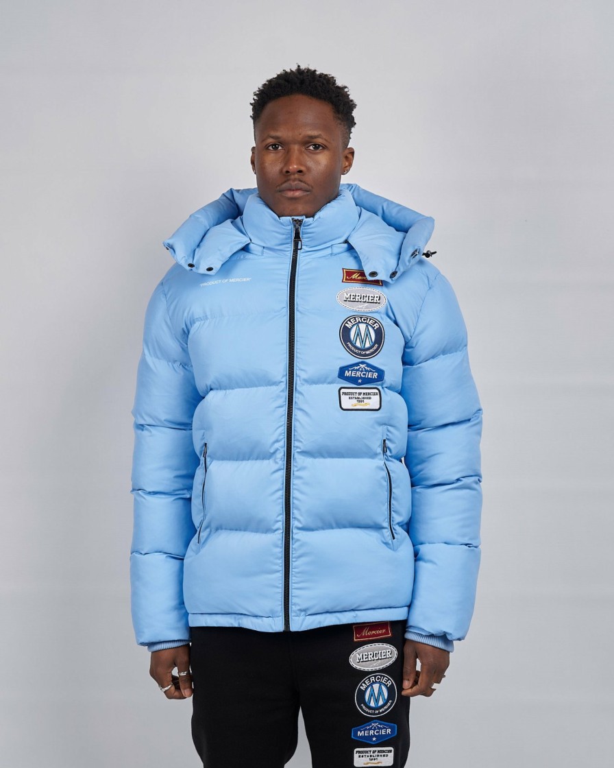 Menswear Mercier | Sky Blue Mercier Hybrid Jacket