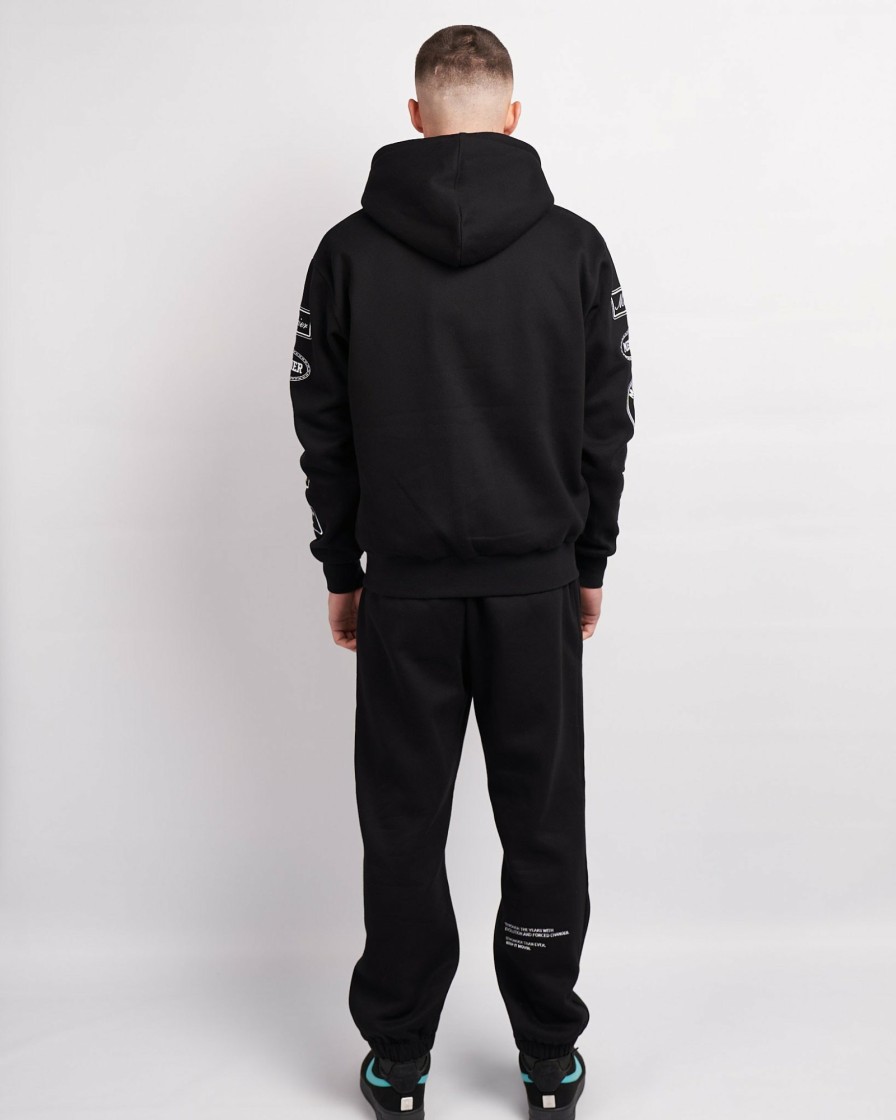 Menswear Mercier | Black White Mercier Compton Joggers