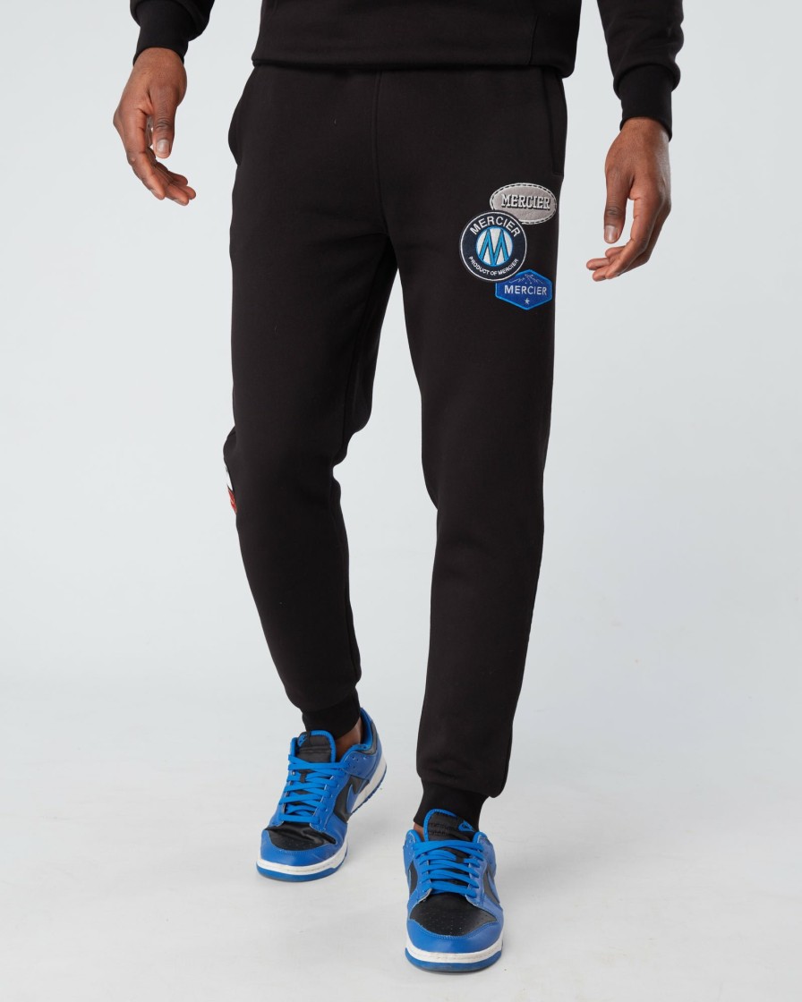 Menswear Mercier | Mercier Og Badge Jogger Black