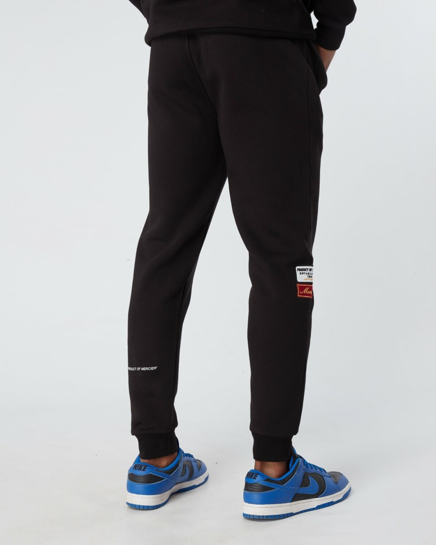 Menswear Mercier | Mercier Og Badge Jogger Black