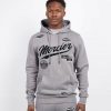 Menswear Mercier | Steel Grey Teams Badge Hoodie