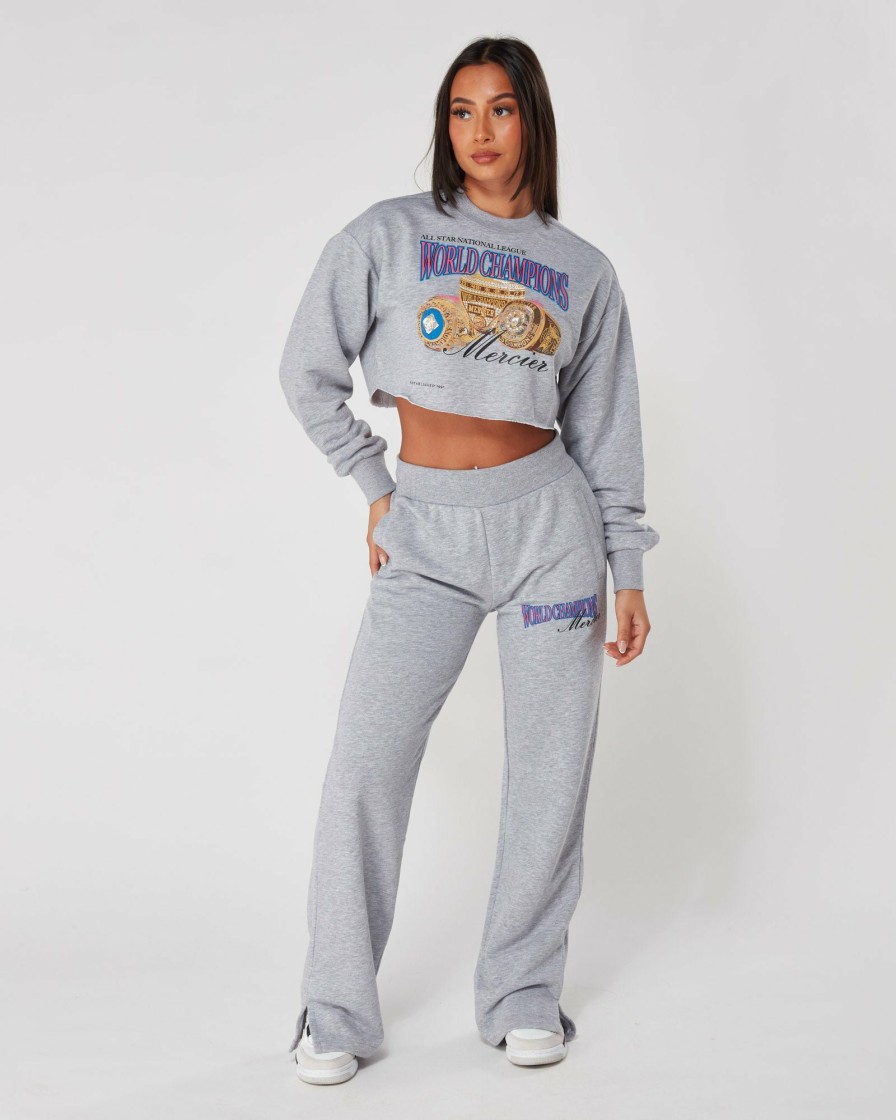 Womenswear Mercier | Womens Grey Marl Champions Joggers