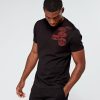 Menswear Mercier | Black Red Badge Tshirt