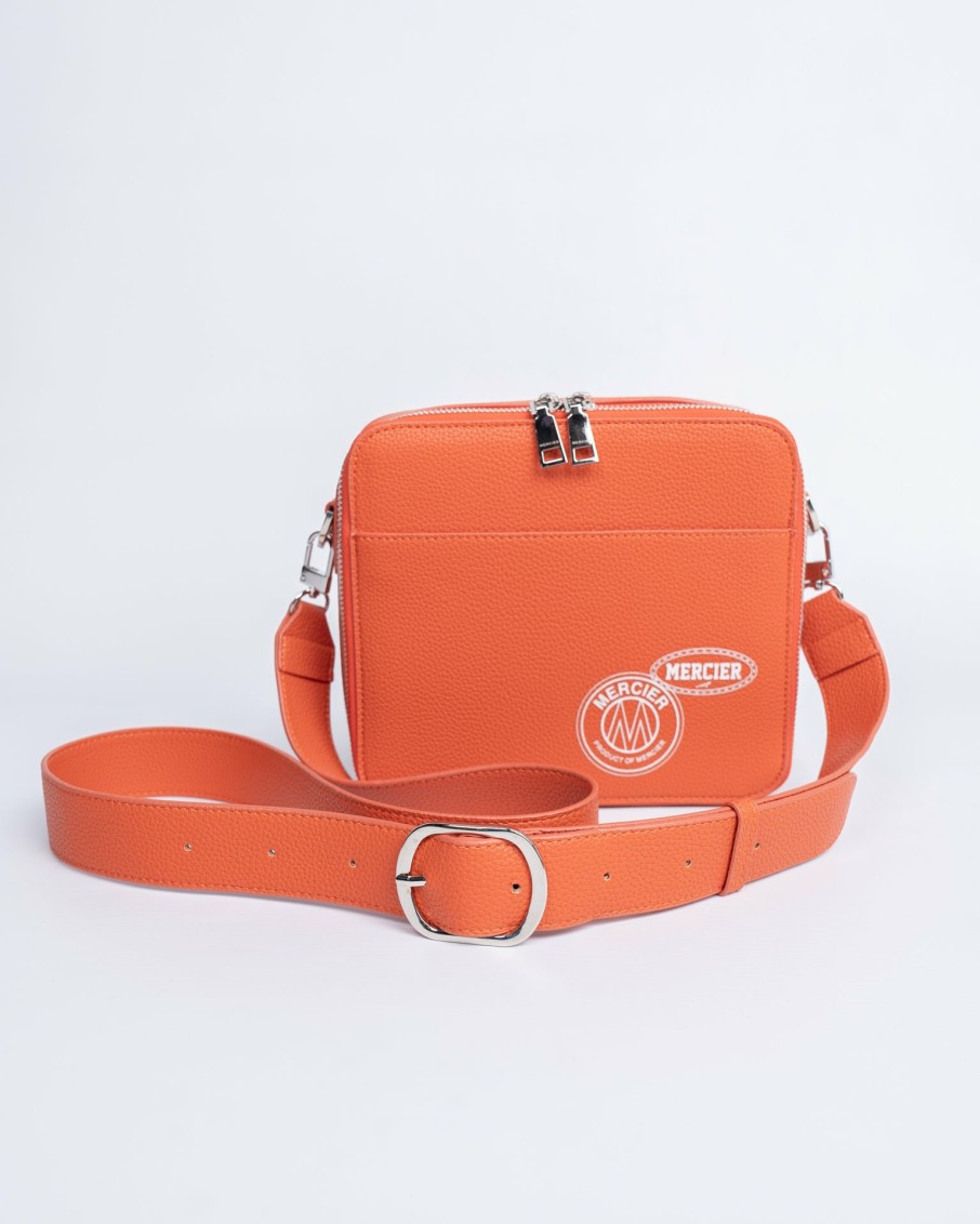 Menswear Mercier | Orange Og Badge Messenger Bag - Exclusive