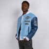 Menswear Mercier | Placid Blue Navy Rodman Varsity Jacket