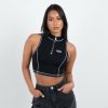 Womenswear Mercier | Womens Black Maison Zip Vest