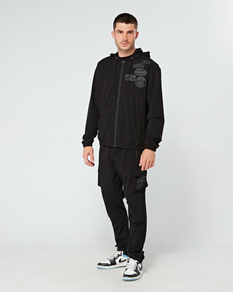 Menswear Mercier | Black Tonal Badge Cargos